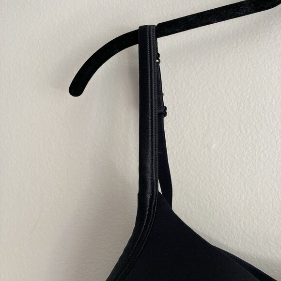 Cacique Bra 118641 Black Full Coverage Smooth Balconette Bra Size 40DD Underwire - Picture 2 of 12